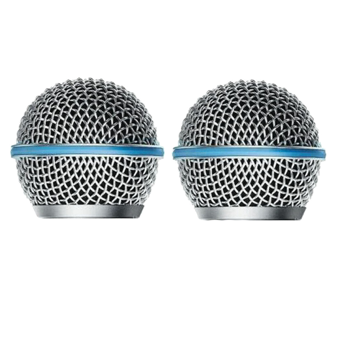 Shure Mic Sm58 - ตะแกรงไมโครโฟน2ชิ้น, อะไหล่ตะแกรงไมค์หัวบอลตาข่ายสำหรับ Shure Beta58A SM58 Pgx24