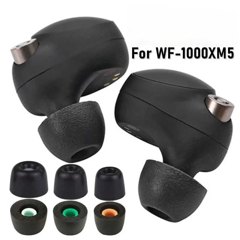 Sony Headphone Wf-1000Xm5 - จุกหูฟังสำรองสำหรับ Sony WF-1000XM5 จุกหูฟังเมมโมรี่โฟม ป้องกันการลื่น ลดเสียงรบกวน