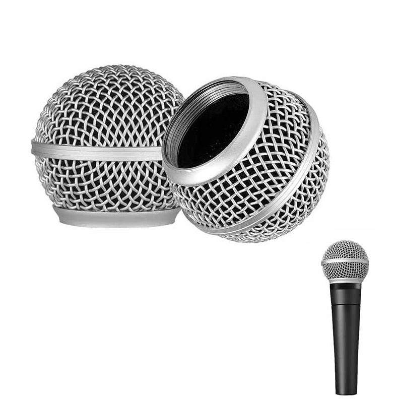 Shure Mic Sm58 - การเปลี่ยนตะแกรงไมโครโฟนสำหรับ Shure SM58 Beta58A 87A ไมโครโฟนอะไหล่หัวเหล็กส่วนหัวไมค์เปลี่ยนอุปกรณ์เสริม