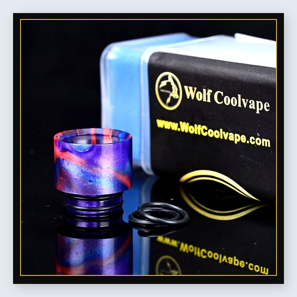 Wolfcoolvape 810 Drip Tips - ช - Drip Tip Resin บทวิจารณ์และราคา