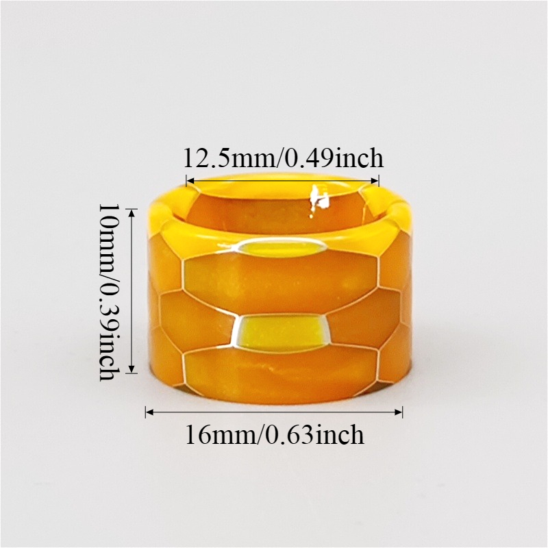 หัวดรอปเรซิ่นลายหนังงู 1 ชิ้น  - Drip Tip Resin บทวิจารณ์และราคา