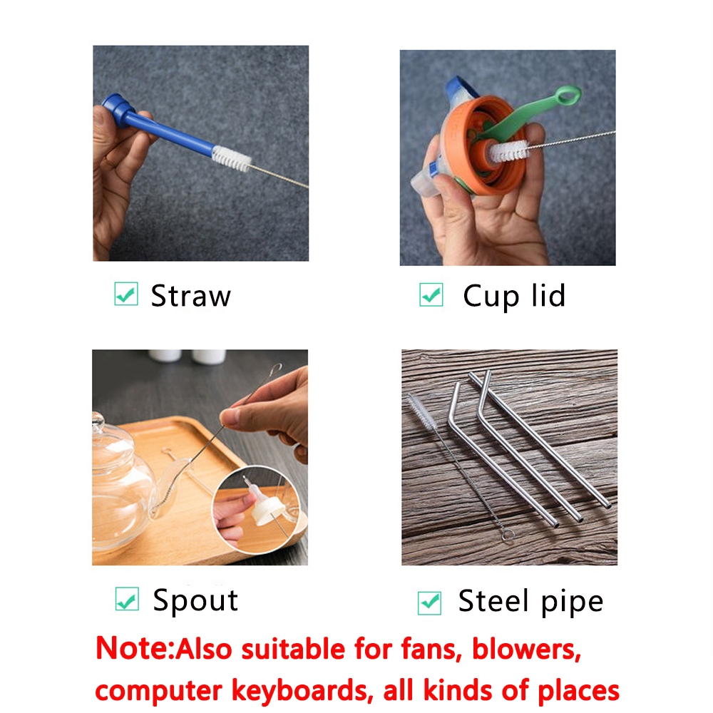 1-200 PCS สแตนเลสสตีลฟางแปรงทํ - Weed Vaping Accessories บทวิจารณ์และราคา