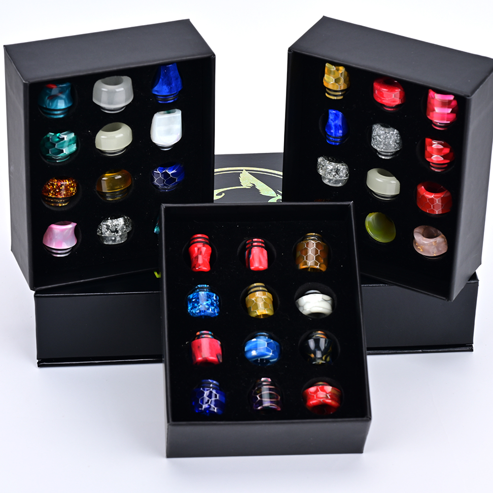 หัวดูดสูบบุหรี่ไฟฟ้า 12 ชิ้น ร - Drip Tip Resin บทวิจารณ์และราคา
